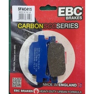 ผ้าเบรค EBC Brakes รุ่น Carbon /ผ้าเบรคหลัง Forza 300 350 ADV150 ADV160ADV350 Click160  PCX160 (ABS)