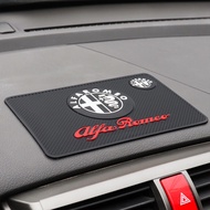 Alfa Romeo car anti-skid pad center console silicone logo pad decoration for Alfa Romeo Giulia Stelv
