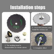 MESIN MATA Heavy Duty Replacement Saw Blades / For Lawn Mowers / Round Blades Replacement Lawn Mower