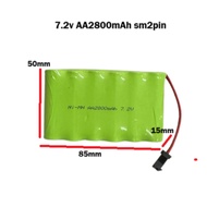 Ni-Mh 7.2v 2800mAh sm2pin Battery Rechargeable for RC Car