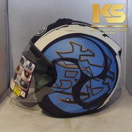 MHR HELMET ARAI RAM 3 DESIGN KODO(MATT BLUE)