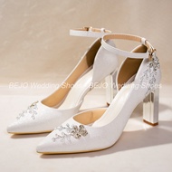Bejo H88 luxury wedding shoes.G.05 Apricot blossom, pear branch