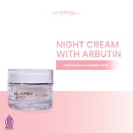 Krim Malam Pencerah NC Glow Super Arbutin Anti Kusam Alamin Skincare