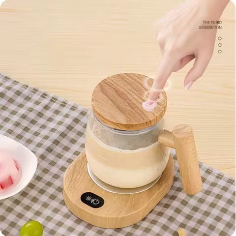 Self Stirring Coffee Cup 400ml Electric Stirring Mug Self Mixing Mug Glass Waterproof Automatic Elec