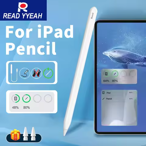 2025 Bluetooth Pens For Apple Pencil 2 Wireless Charging For iPad A16 Pro 13 M4 M5 12.9 11 Air 5 4 M