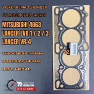 T2 CYLINDER HEAD GASKET MITSUBISHI RACING EVO 1 / 2 / 3 VR4 VRX 2.0 4G63 4G63T G63B DOHC 1.5MM METAL