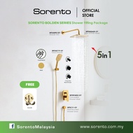 SORENTO GOLD SERIES Shower wall mounted fittings set bilik air mandi set shower set hand shower rain