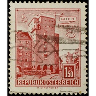 Austrian 1958 Aviation Erdberg Stamp 1.50sVIENNA
