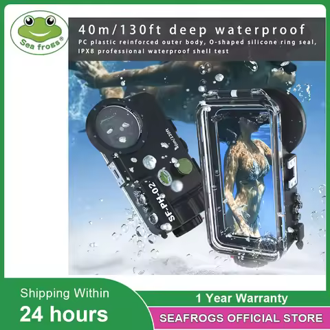 New Model Seafrogs 40Meter Waterproof Phone Case No Application For Iphone 13/13mini/13pro/13pro max