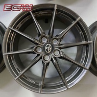 [LIKE NEW] Toyota GR Yaris Original Wheel 18-Inch 8JJ 5x114.3mm ET45 Dark Metallic Rim