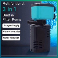 SLEN EBANG 8W  3 In 1 Multifunctional Filter Pump Internal Sponge Filter Water Pump For Fish Tank Aq