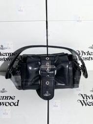 💖Vivienne Westwood 西太后 黑色小羊皮蝴蝶腋下包  斜挎包 單肩包