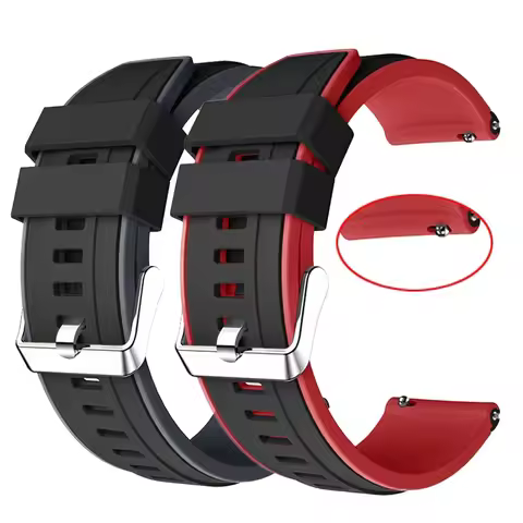 Silicone Watch Band Quick Release Rubber Watch Strap 20mm 22mm Watch Strap Watch Replacement Watchba