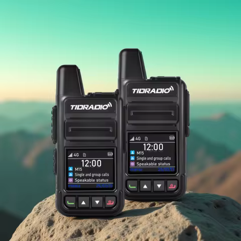TIDRADIO TD-M15 Global signal POC Radio with 1 Year Sim Card Walkie Talkie Long Range 4G 5000 Miles 