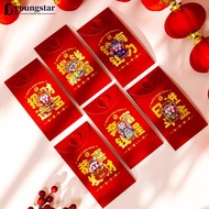 YOUNGSTAR 2026 New Year 3D Red Packet God Of Wealth Red Envelope Lucky Money Red Envelopes Festival 