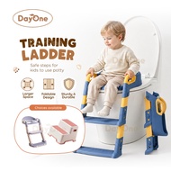 Day One 🍃【Foldable Toilet Ladder Seat 🪜 】Kids Potty Training Chair Safe & Adjustable for Toddlers