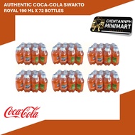 6 PACKS - Authentic Coca cola ROYAL Tru-Orange Swakto Softdrinks Beverages Soda Cola 190 ml x 72 Bot