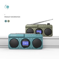 Sansui F28 Retro Radio 無線藍牙鬧鐘喇叭+便攜式收音機