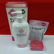 (Body Lotion) Paket Alpha Arbutin Lotion + Soap