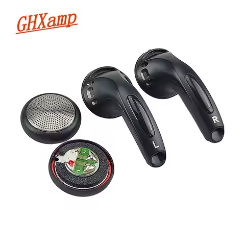 15.4 mm Bass HIFI Headphone Speakers Unit Steel Mesh Flat Head Woofer Earphone For MX500 Headset Acc