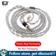 KZ Upgrade Earphone Cable 2Pin 0.75mm Connector 3.5mm Headset Wire 784 Core Silver-plated Replacemen