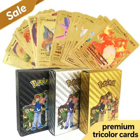 55PCS Pokemon Cards English Spanish Game Card Collection Battle Game Charizard Vmax Gx Series Chariz
