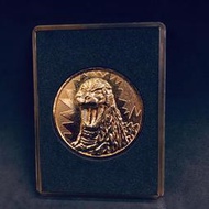 平成 紅蓮 哥吉拉 1995 VS 戴斯特洛伊亞 紀念 金幣 直徑5 非 摩斯拉 基多拉 黑多拉