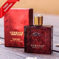 รับประกันของแท้ 💯% น้ำหอม Versace Eros Flame EDP Men's Perfume  100ML กล่องซีล