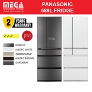 PANASONIC NR-F603GT 588L 6-DOOR FRIDGE (3 TICKS) MADE IN JAPAN