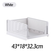 Foldable Stackable Storage Clothes Rack Drawer Basket Wardrobe Clothes Organizer Clothes Storage Box