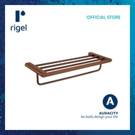 RIGEL Brushed Copper Towel Shelf R-TS2215-BrCu