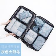 Source Manufacturer Travel Storage Bag Set Luggage Organizer Bag Travel Luggage Clothes Storage Eigh