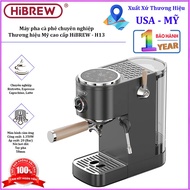 Professional Cappuccino, Ristretto, Espresso, Latte coffee maker. High-end American brand HiBREW