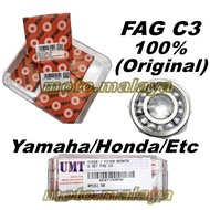 FAG C3 Bearing Engine Complete Set Ori FAG C.3 RXZ Y15ZR Fz150 Rxz LC135 4s 5s Srl 110 115  Ex5 Drea
