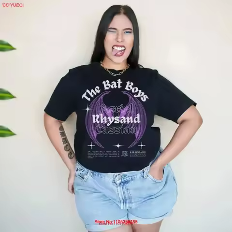 Bat Boy T Shirt Sarah J Maas ACOTAR Rhysand Azriel Cassian Throne of glass Velaris Romantasy Fantasy