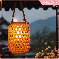 [Shiwaki3] Solar Powered Hanging Lamp, Solar Chandelier, Lantern, Waterproof, Decorative Pendant Lig