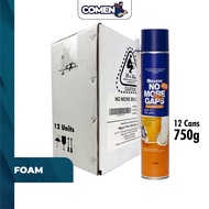 SELLEYS No More Big Gaps Expanding Foam 750ML (12 Cans/Box) Wall Crack Hole Polyurethane Foam Spray 