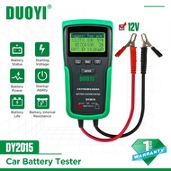 DUOYI DY2015 12V Car Motorcycle Battery System Tester Analyzer CCA Capacity Electronic Load Battery 