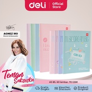[DELI X AGNEZ MO] Deli Sewing Notebook A5 B5 Notebook/ 60 Sheets EN02X