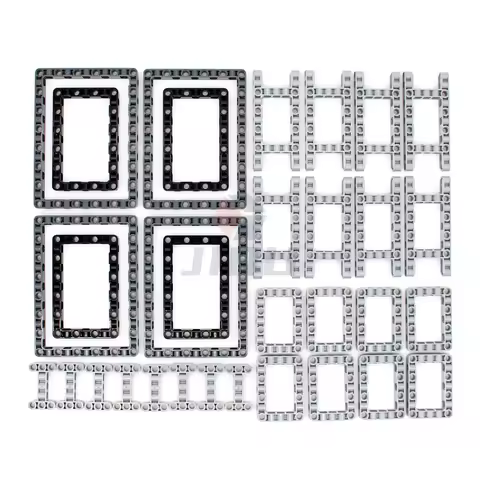 32 Pcs High-Tech Parts Frame Thick Liftarm Building Blocks Kit 39790 39794 14720 64178 64179 Brick C