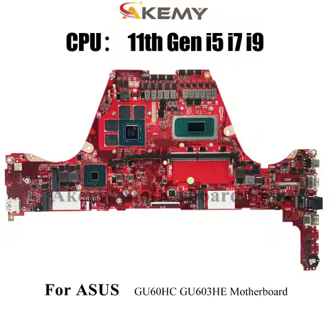GU603HE Laptop Motherboard For ASUS ROG Zephyrus M16 GU603 GU60HC GU603HE Mainboard W/ 11th Gen i5 i