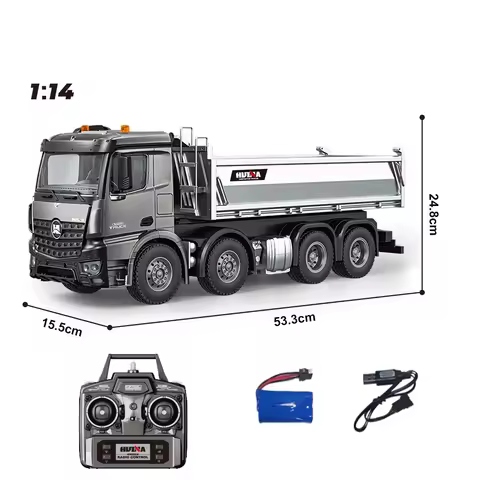 Huina 1536pro new product 1537 alloy remote control 1:14 full proportion wheel heavy-duty engineerin