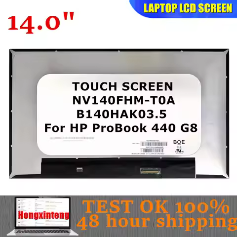 Original NV140FHM-T0A FIT B140HAK03.5 B140HAK03.1 On-Cell Touch 14'' FHD IPS 1080P LCD Touch Screen 