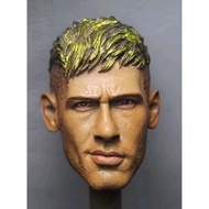 1/6 Scale Painted Head Sculpt Neymar for 12" Action Figure