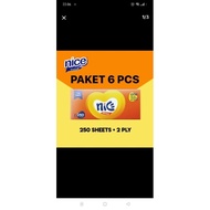 Tissue NICE 250S GET 6PACKS / TISSUE NICE / TISSUE