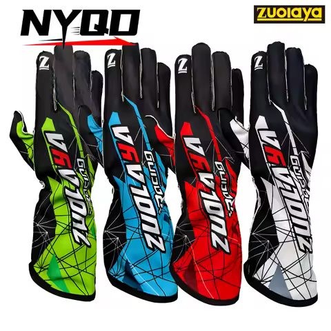 New F1 Auto Car Karting Gloves Breathable Motorcycle Racing Gloves Silicone Non-slip Men Go Kart Rac