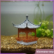 [KlowareMY] Miniature Pavilion Displa Traditional Chinese Gazebo Mini House Model 1-60