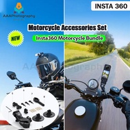 【Ready shipping】NEW-Insta360 motorcycle bundle action camera accessory,securely fixing your camera,for X3, GO 3, ONE RS, X2,Ace，Ace Pro