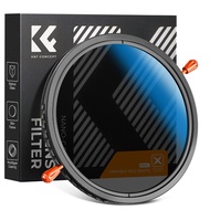 K&F Concept C Series Variable ND Filter (1-5 Stop)&CPL  2 in 1 Filter 37mm-82mm for Camera Filter