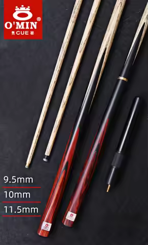 OMIN 57" Blood Evil Snooker Billiard Pool Cue Stick 9.5/10/11.5mm+Extender+Case Set